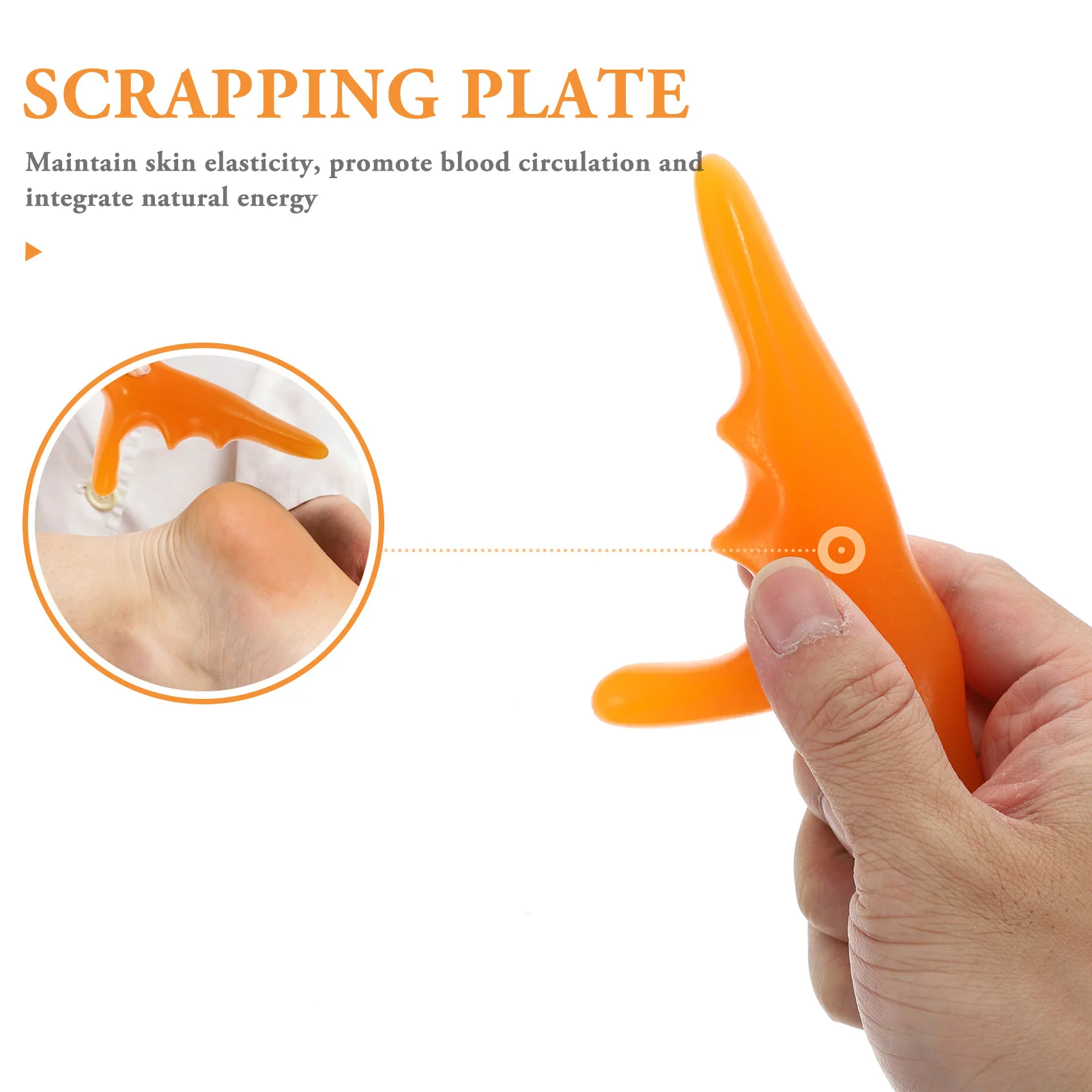 

1 pc Thumb-Shaped Foot Acupoint Massager Multipurpose Body Massage Tool For Muscle Relaxation Portable Practical Device