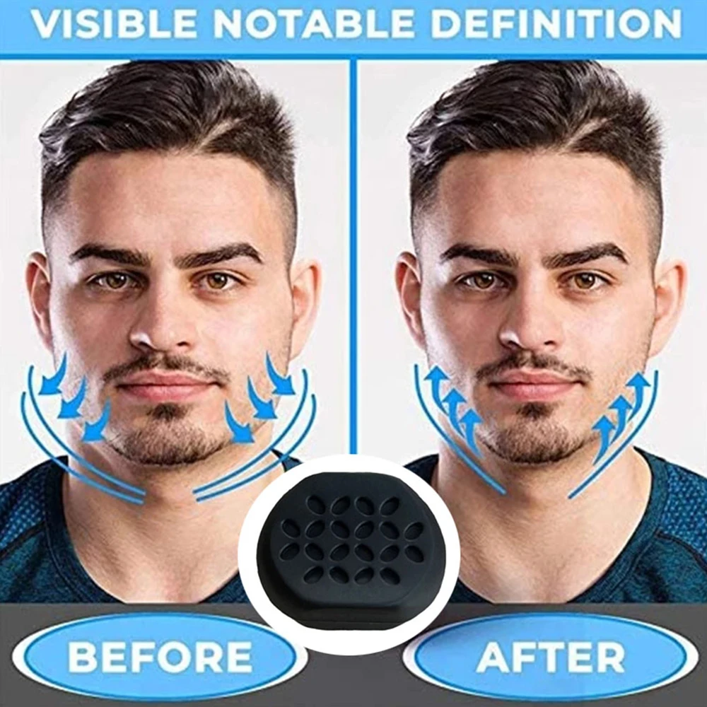 2PC Jawline Exerciser Jaw Face and Neck Exerciser definisce il tuo tono Jawlineand aiuta a ridurre lo Stress desiderio esercitatore facciale