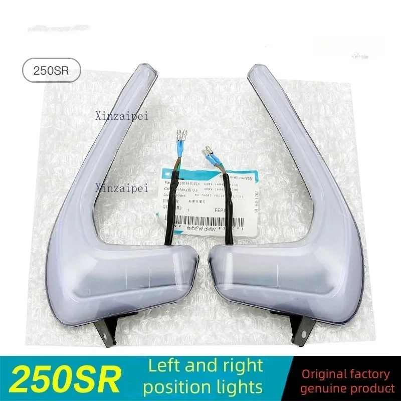

For CFMOTO 250SR MY-22 CF250-6 Left and Right Front Position Lights LED Headlights Side Trim Lights Day Running Lights