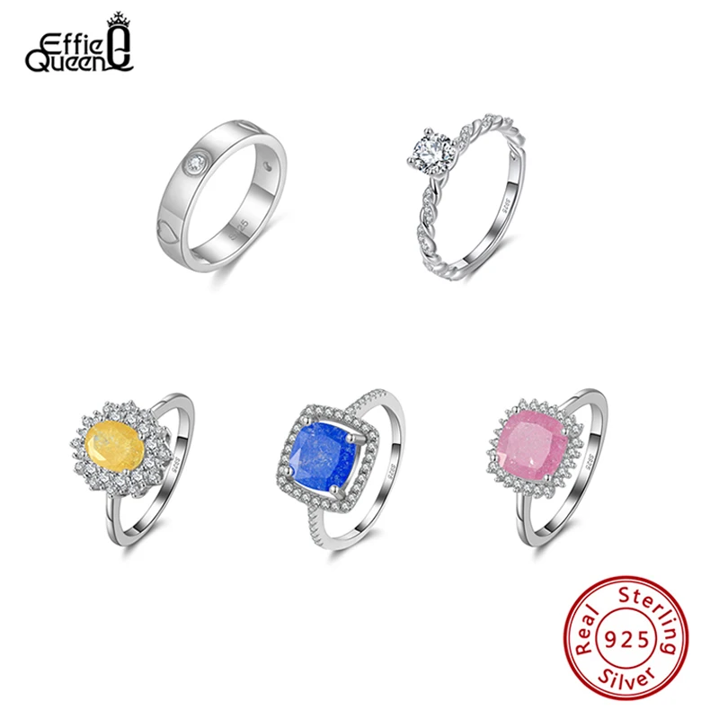 

Женское кольцо из серебра 100% пробы, с фианитом