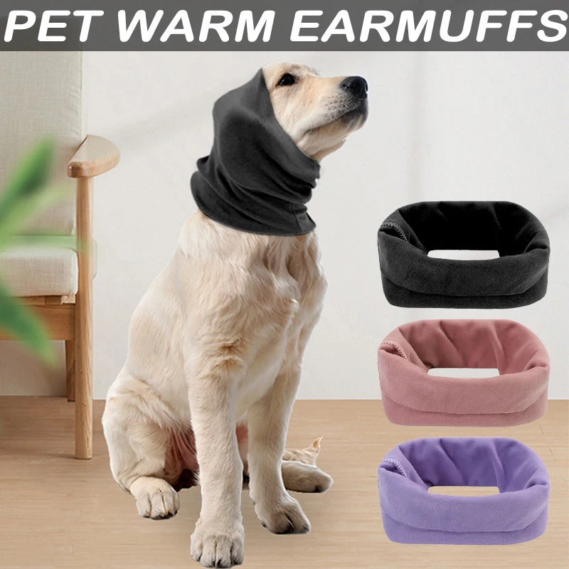 Pet Dog Ear Covers Comfort Pet Ears Protector Anxiety Relief In Bathing For Anxiety Relief & Calming Dogs
