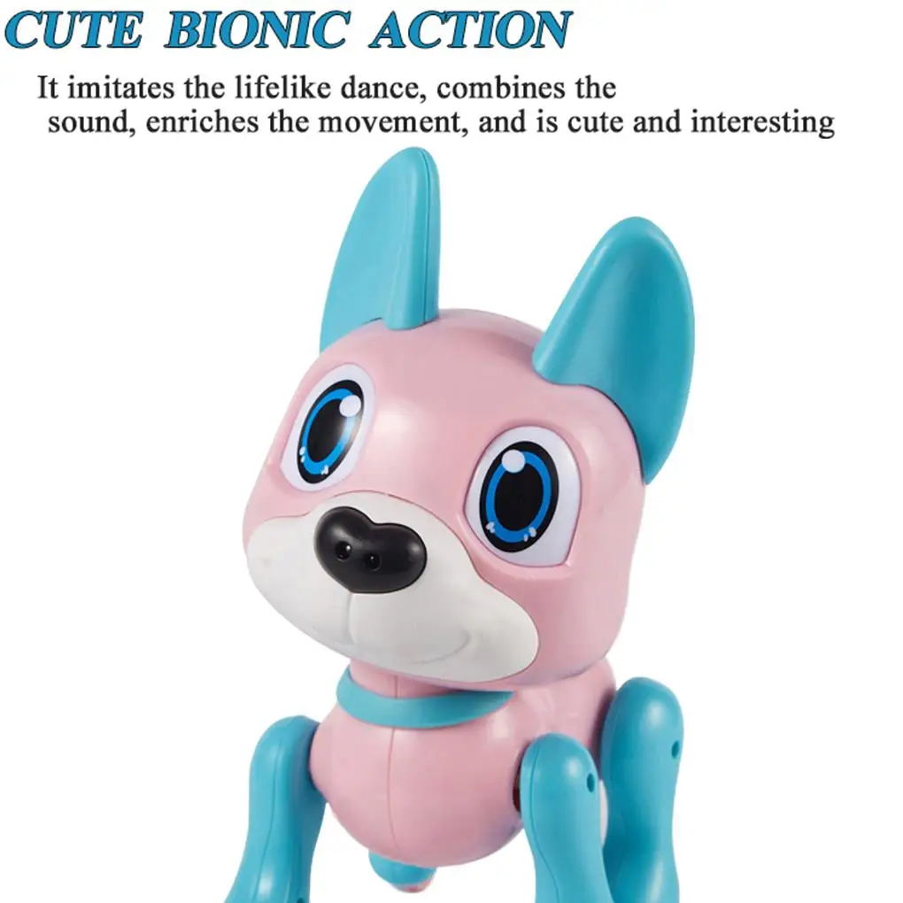 Giocattolo per cani Bambini Smart Pet Robot Cucciolo Sensore di gesti Evitamento ostacoli Batteria Robot per cani, Giallo