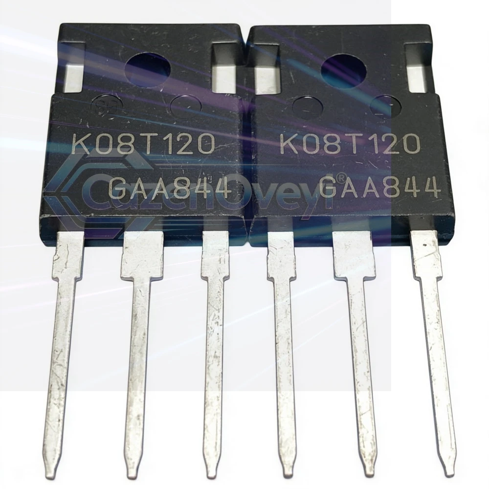 5PCS K08T120 IKW08N120T 1200V 8A BUK443-100B 8.9A 100V MUR6060BW 60A 600V DSEI60-06A ITW1750A 17A/500V IRFP140N 33A 100V