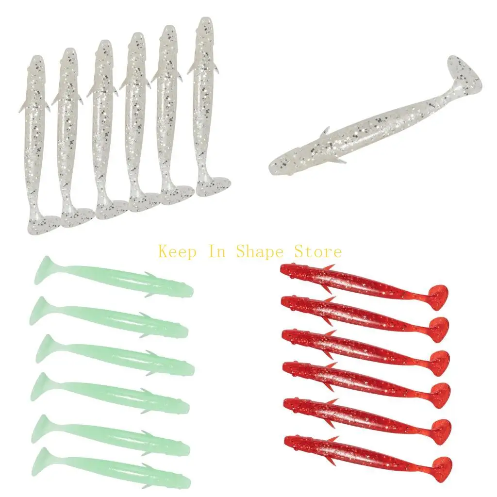 

U1JC Paddle Tail Swimbaits Мягкие рыболовные приманки для судака Искусственные приманки Рыболовные приманки Приманки для 10,2 г