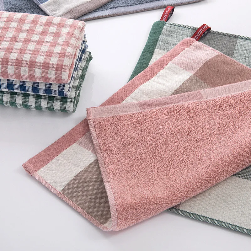 Japanese-Style Thickened 100% Cotton Gauze Handkerchief  Soft Highly Absorbent Washcloth for Face Cleaning Baby Care Nursery Use