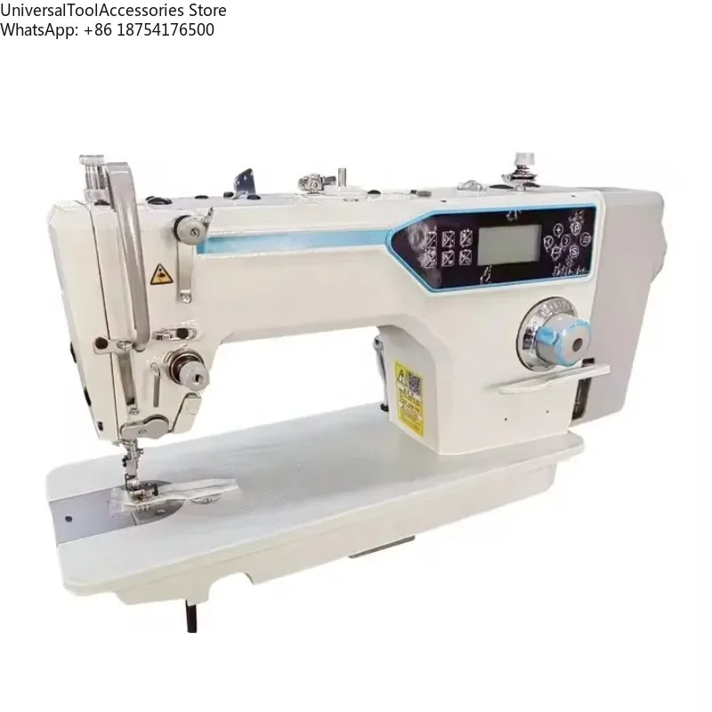 QK-800-A6 Single  High-Speed Computerized Automatic Flat-Bed Lock-Stitch Industrial Sewing Machine with Motor