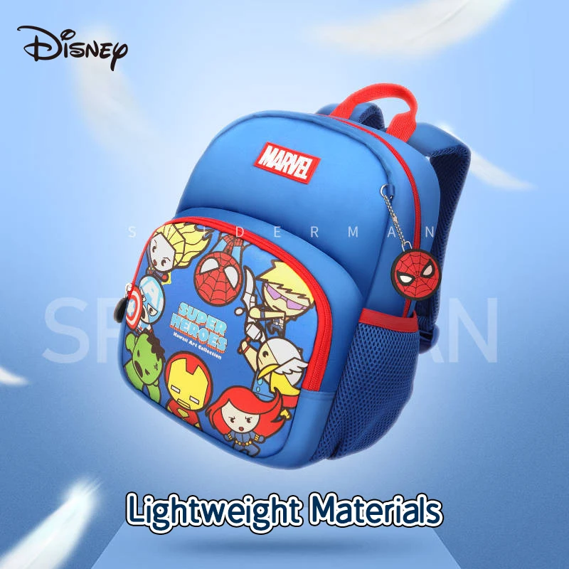 Disney Marvel Backpack  For Baby Boys Girls  Avengers Alliance Children Lovely Schoolbag Kindergarten Schoolbag Kids Gift