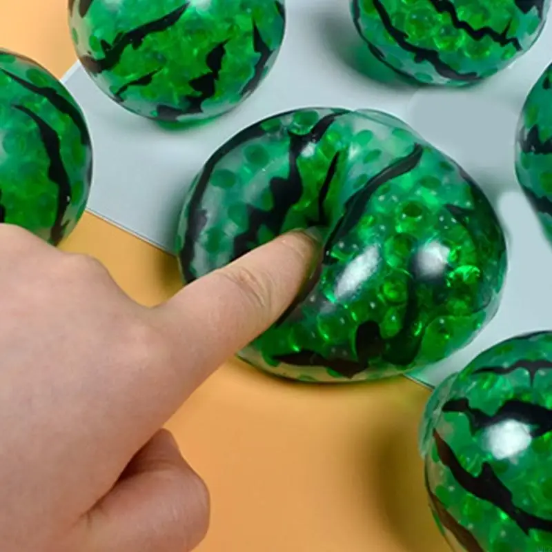 Touet serré Soft TPR pastèque Sensory Prop Toy pour le soulagement du stress Formation Stress Stress A2ub