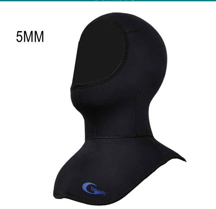 

3MM/5MM Neoprene Scuba Spearfish Diving Hood With Shoulder Sun Protective Swim Keep Warm Cap Snorkeling Surfing Jellyfish Hat