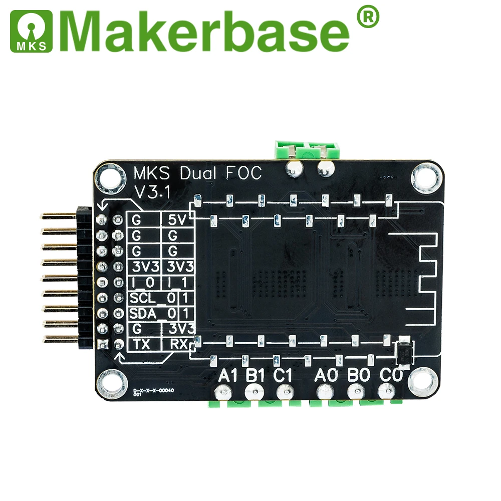 Makerbase SimpleFOC Dual Brushless Micro FOC 3.1 Servo with Current Loop For BLDC Motor Compatible with ESP32