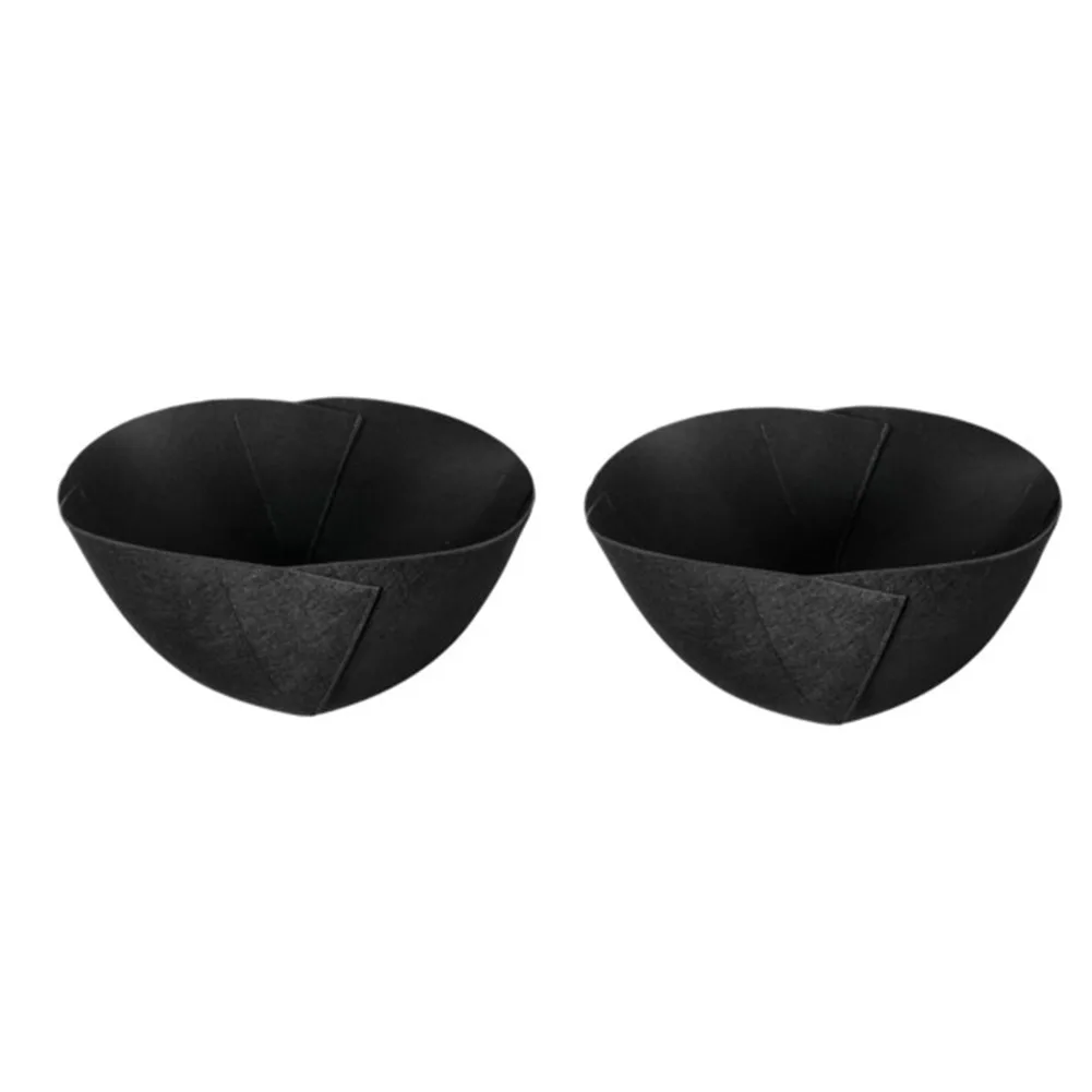 2pcs Hanging Basket Felt Liners for Flower Pots Plant Support Pads Replacement Breathable Material Suitable for Patio Use