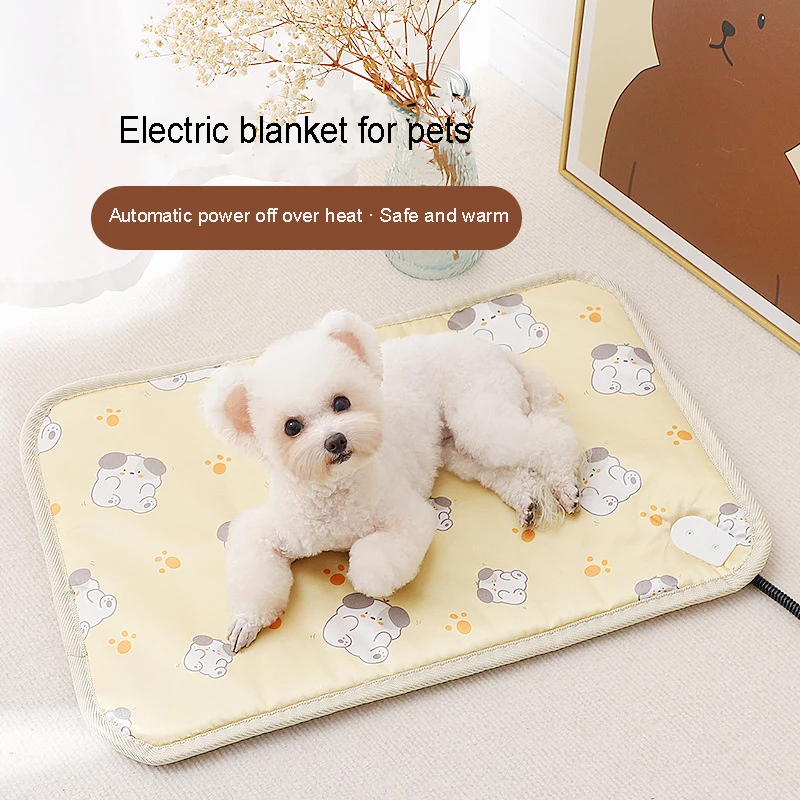 Pet Items Electric Blanket Heating Pad Dog Bed Constant Temperature Anti Leakage Waterproof Cold Proof In Winter Small Heater