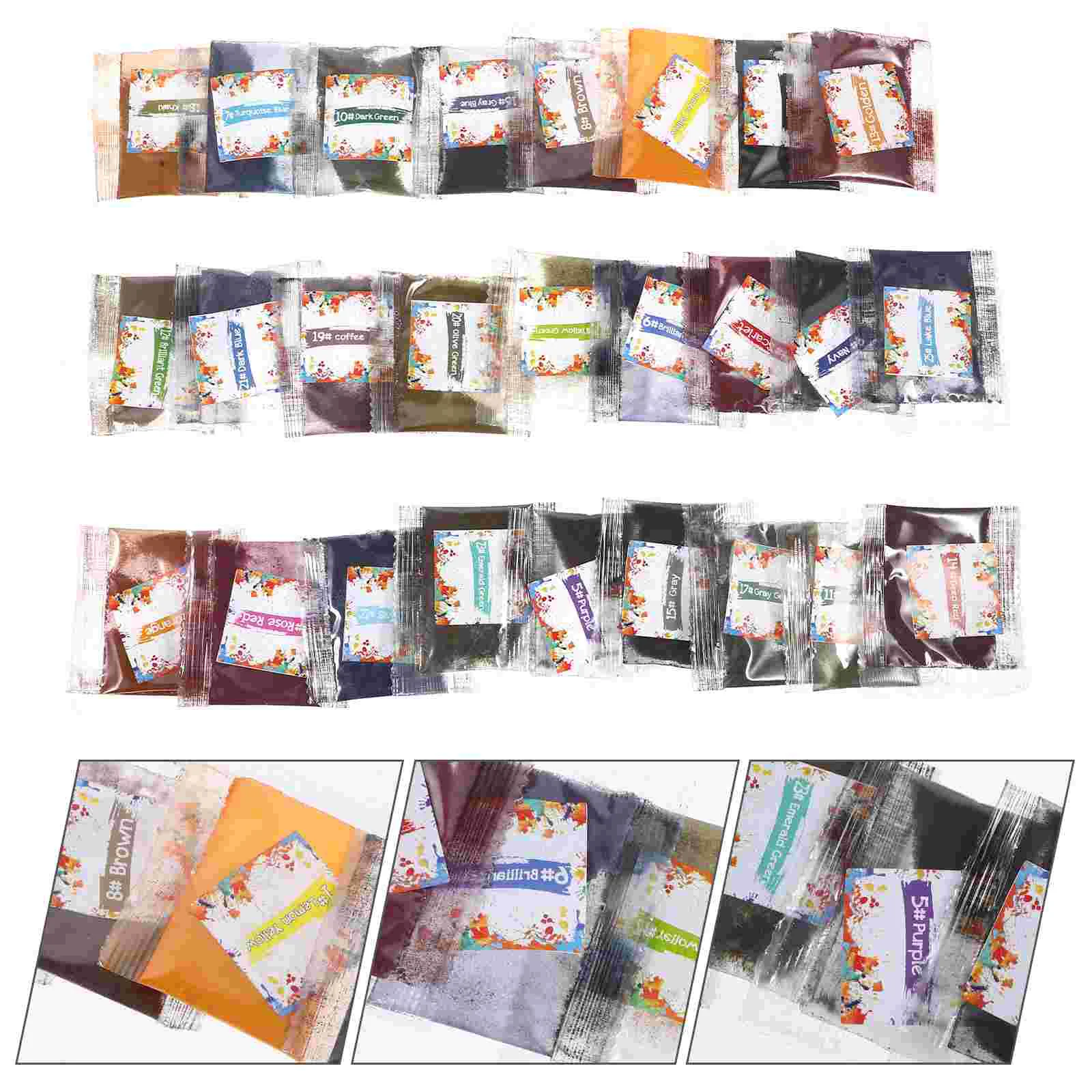 

26 Pcs Refill Tie Dye Pigment Child Remover Clothes Multicolor Tie-dye Kit