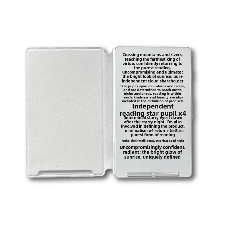Custom XTEINK X4 Protective Case E book Reader Shockproof Scratch Resistant Electronic Magnetic Flip Cover for E Reader Gift