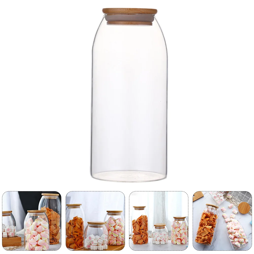 

Sealed Jar Glass Tea Jars Food Container Kitchen Storage Containers Canister Canisters