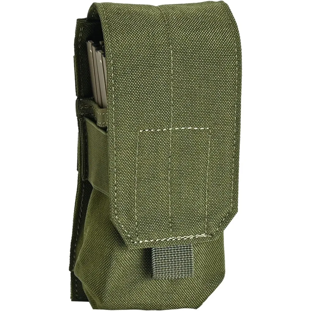 

Tactical 5.56 Magazine Pouch Rifle Single Molle Mag Pouch For M4 M14 AR15 AR10 Mag Holder Magazine Carrier Holds 2 Magazines