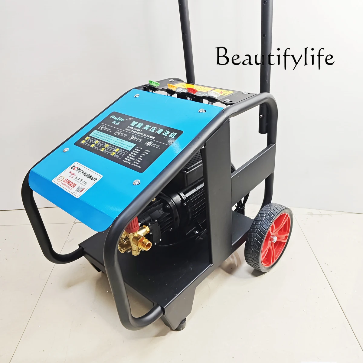 Commercial high pressure car washing machine Washing machine High power pressure Automatic high pressure gun Property washing