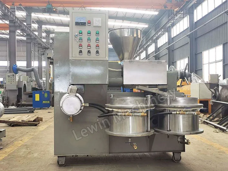 High-Yield Automatic Cold and Hot Screw Oil Press Machine for Sunflower Seed Coconut Soybean Olive Sesame Oil Pressing