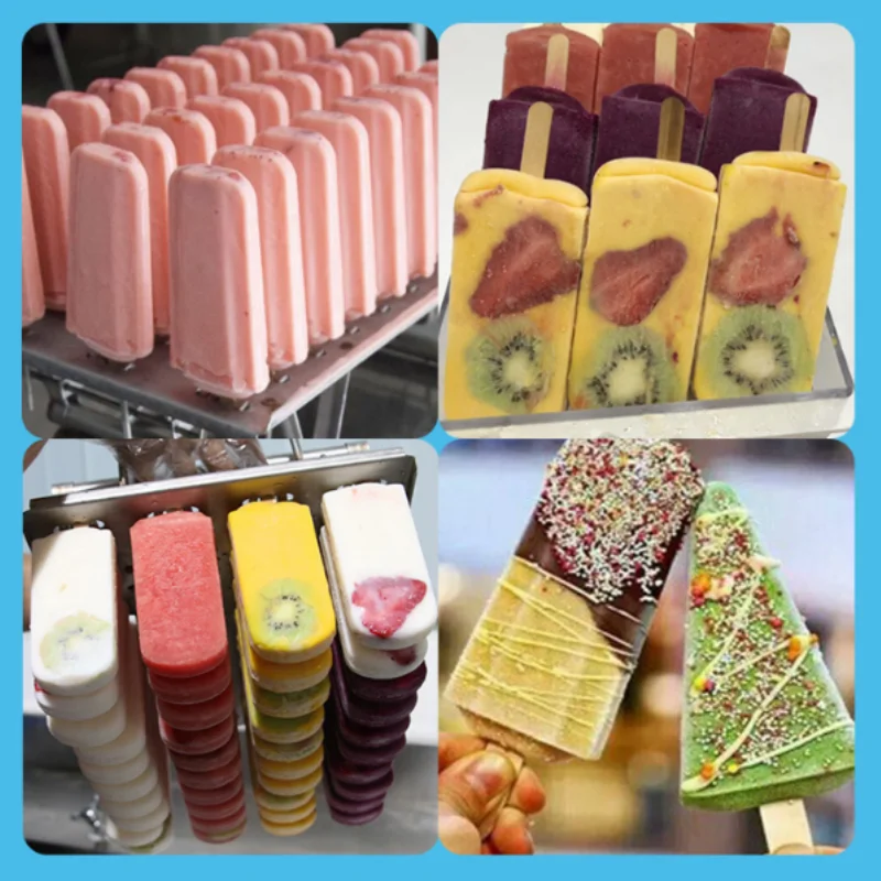 New stainless steel ice cube and ice cream machine for mixing milk
