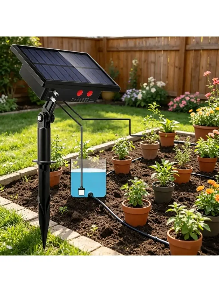  Improved Sun Controlled Watering Device With 5 Meter Height And Low Noise Engine