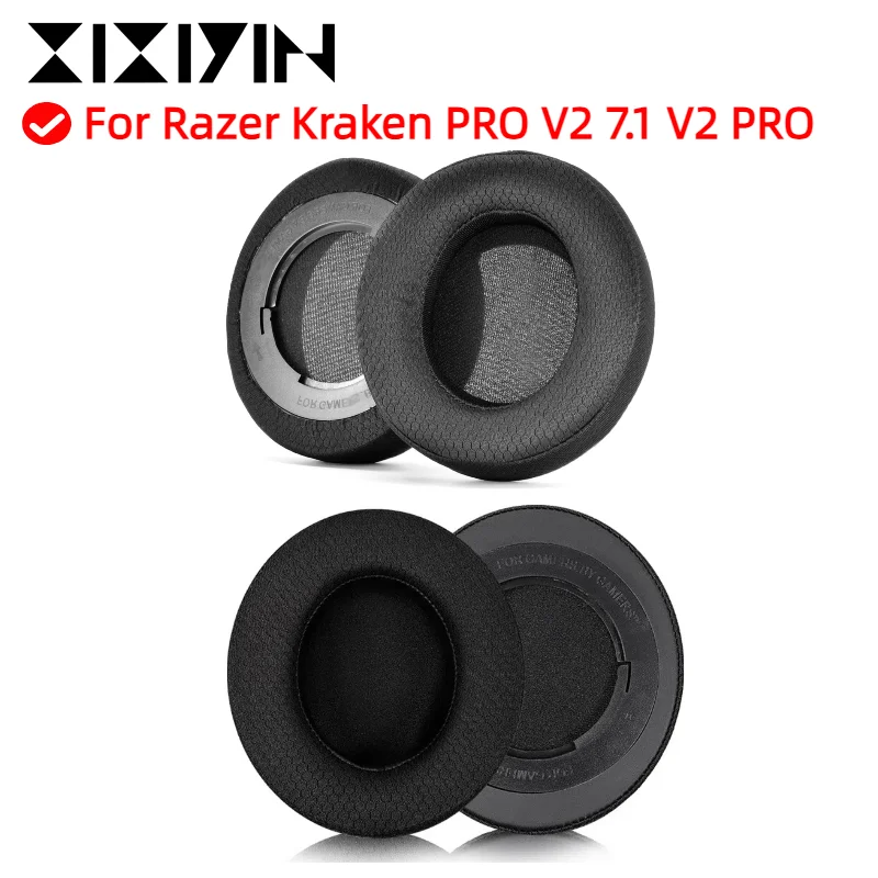 

Ear pads for Razer Kraken PRO V2 7.1 V2 PRO replacement headphones Softer Protein Leather Earpads