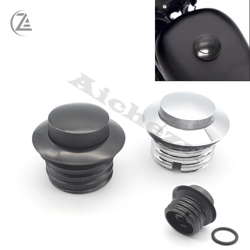 

ACZ Motor Counterclockwise Screw-In CNC POP-UP Gas Tank Cover Fuel Cap with O-Rings for Harley Davidson Sportster 1982-2001