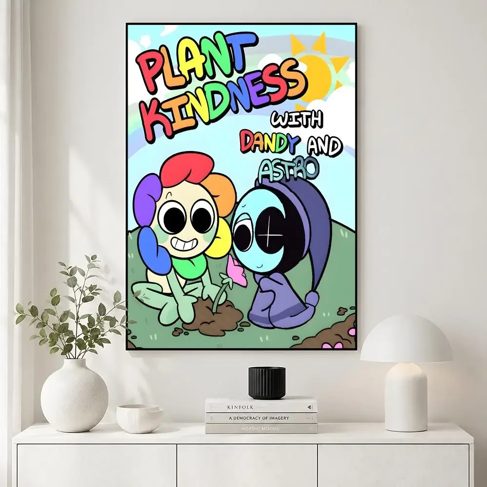 Game Dandy World Poster Hochwertige Wandkunst-Poster, geeignet für Heimbüros, Schlafzimmer und Wohnzimmer. – Detail 8