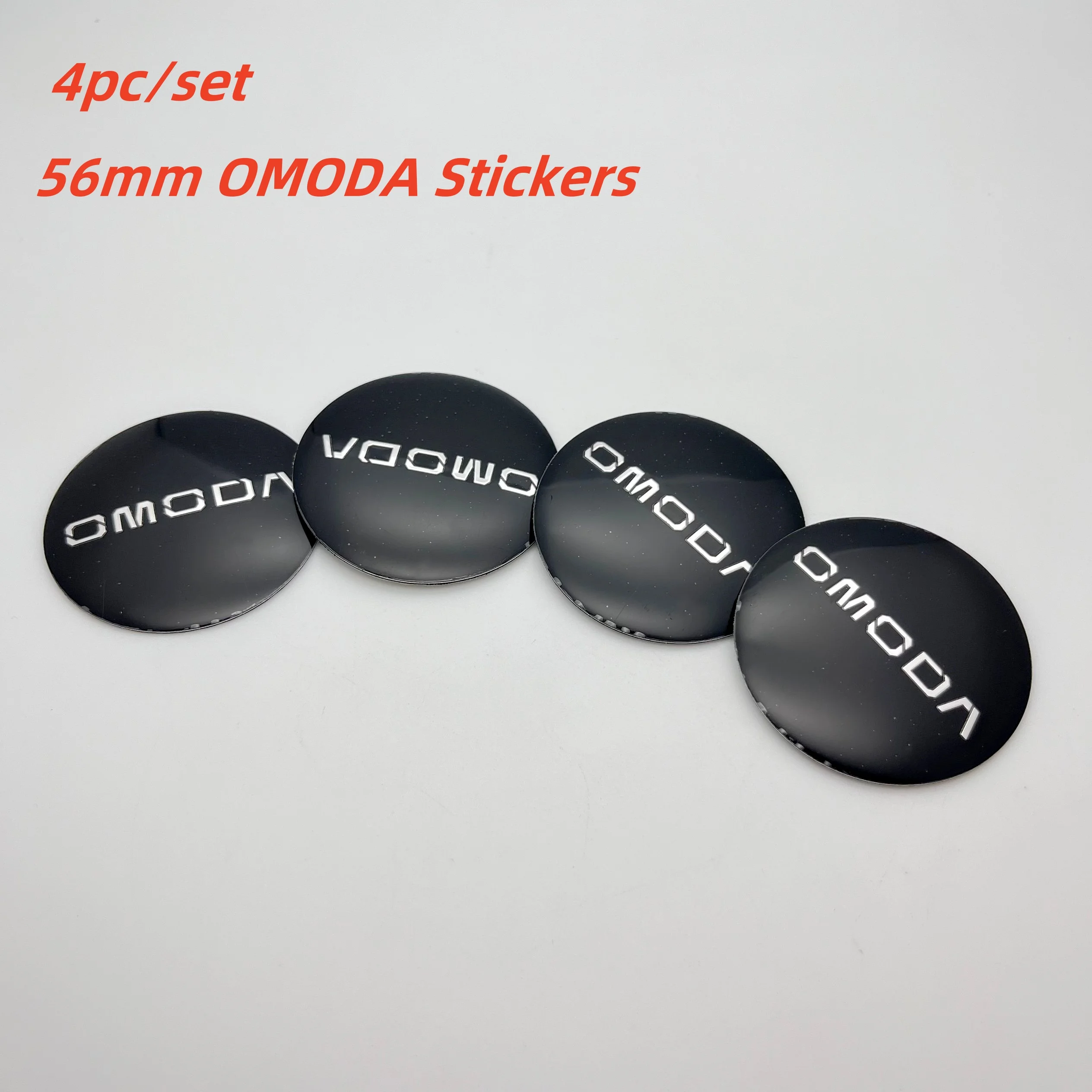 4pcs/Set 3D 56mm 60mm Car Sticker For OMODA Car Wheel Center Caps Emblem Refit Decoration Rim Hubcaps Cover Styling  Accessories
