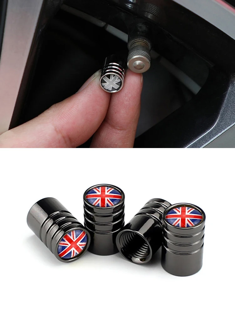 AliExpress ZUIMI 4Pcs/Set UK Flag Bike Moto Car Tires Wheel Valve Cap Cover Car Styling For Mini Cooper Countryman Clubman R55 R56 R60 F55 F60