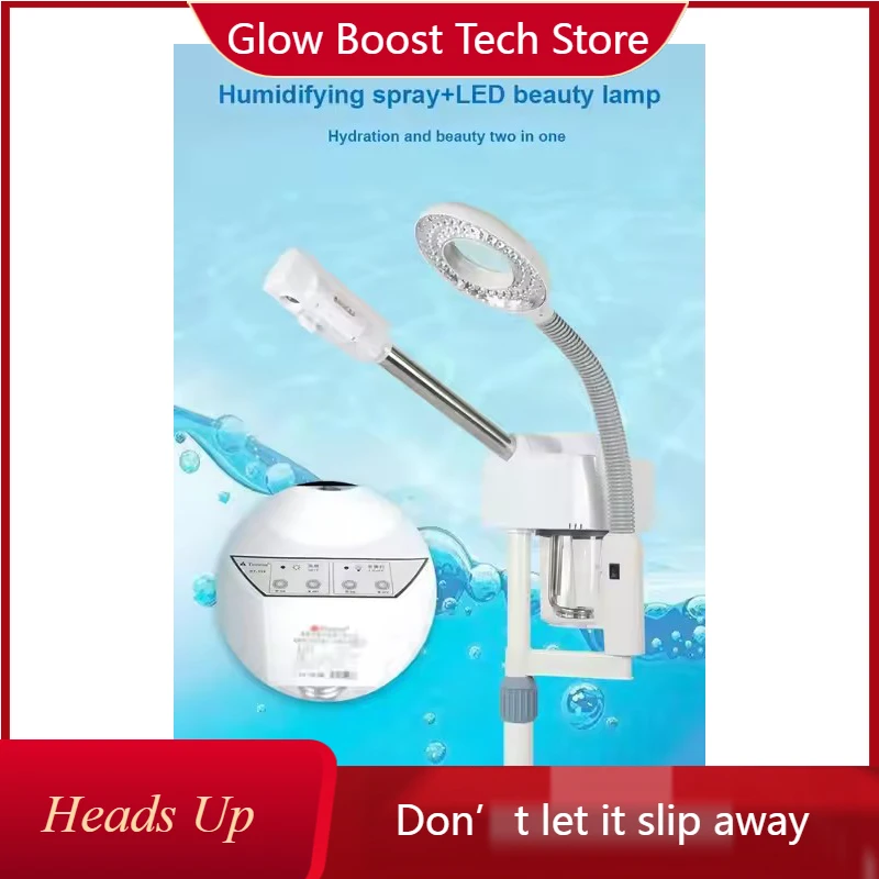 

NYProfessional Facial Steamer Hot Thermal Spray Device Beauty Lamp Can Use At Home and Beauty Salon Pore Deep Clean Skin Care Sp