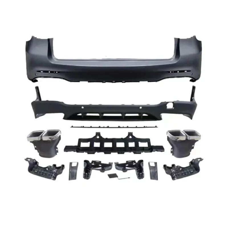 

Top quality Car Bumper for GLC X253 2020-2022 to GLC63 Front ,rear Diffuser with Exhaust