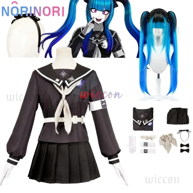 أزياء المائة خط دارومي أميميا التأثيرية شعر مستعار زي المعركة أغطية الرأس أكاديمية الدفاع الأخير حفلة الهالوين للفتيات هدايا