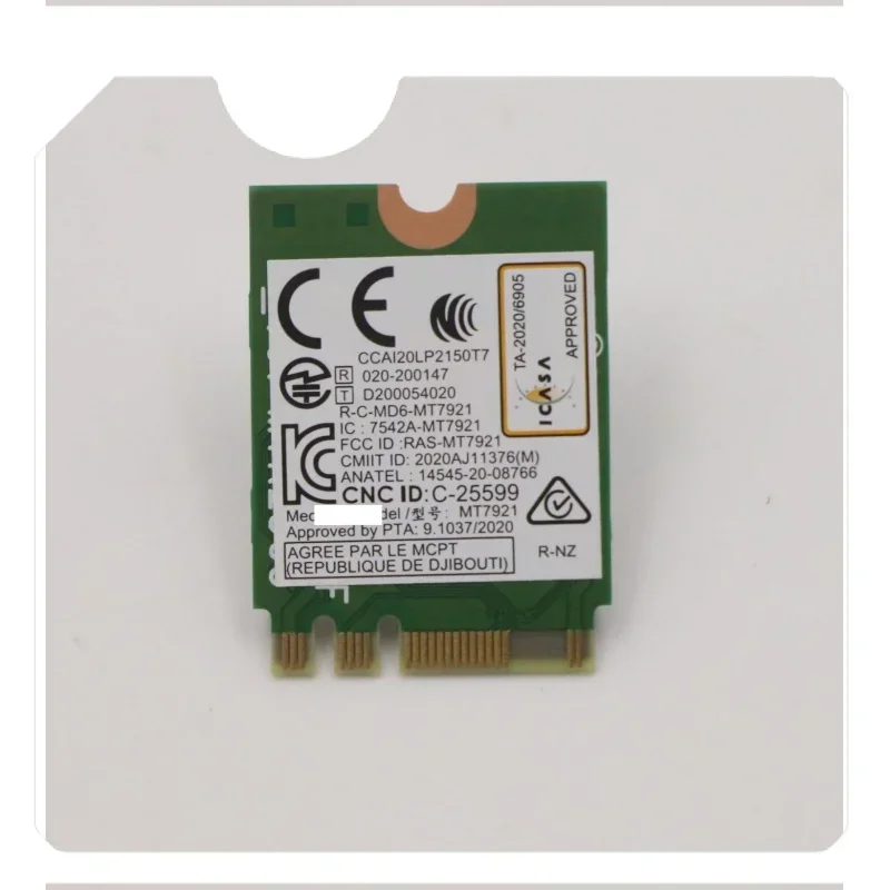 Mt7921 for Lenovo wifi6 wireless card 5.2 Bluetooth 5w10v25823 Lenovo notebook card