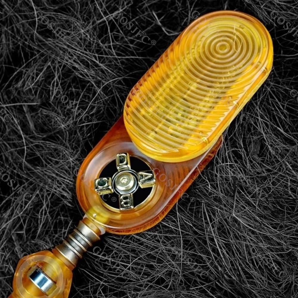 My Joys EDC Fidget Slider PEI gira izquierda y derecha 360 °   Empuje los dispositivos del alivio de la ansiedad del deslizador con el espinner del pendiente