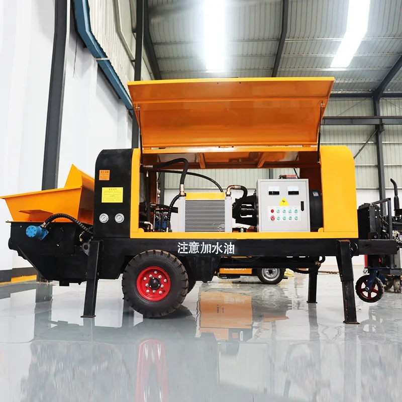 

YG Customized Small Concrete Pump Truck Diesel Engine Mobile Pumping Machine For Sale