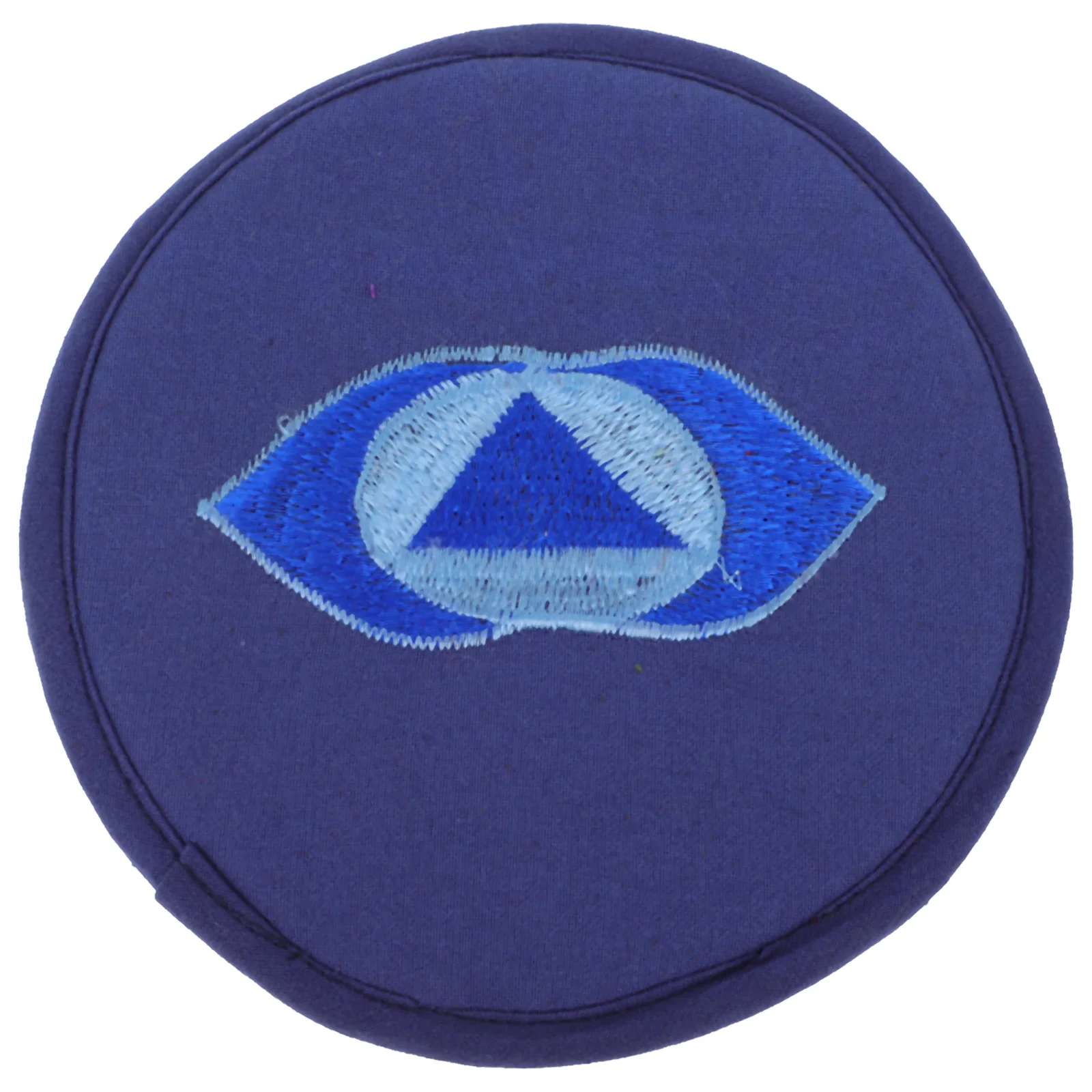 

Buddha Sound Bowl Cushion Round Pad Delicate Embroidery Craft Singing Cushions Polyester Cotton Mat Prop