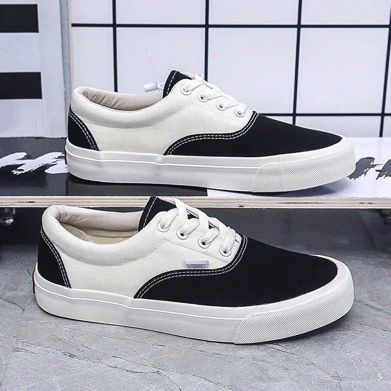 2024 Spring Autumn Shoes Women Flats Soft Comfortable Street Style Brand Ladies Cloth Footwear Black White D100