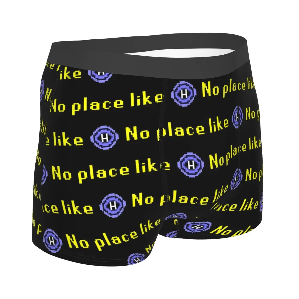 Boxer-Unterhose, Shorts, Old School Runescape „No Place Like Home“, klassische Gaming-Druckhöschen, lüftende Herrenunterwäsche