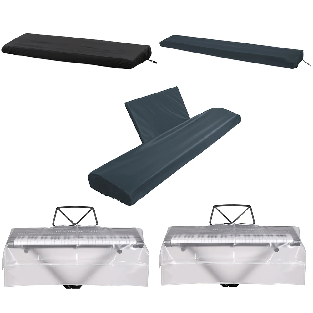 

Чехол для клавиатуры пианино на 61/88 клавиш с резинкой и замком для шнура, пылезащитный защитный чехол для электрических пианино