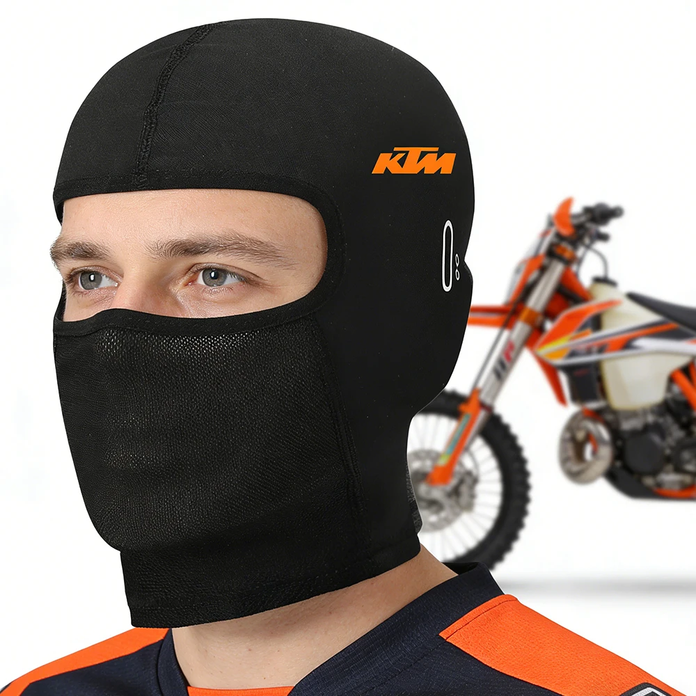 New Motorcycle Neck Full Face Mask Windproof Dustproof Face Shield Accessories For KTM Super Duke EXC TPI 6Days RC Adventure