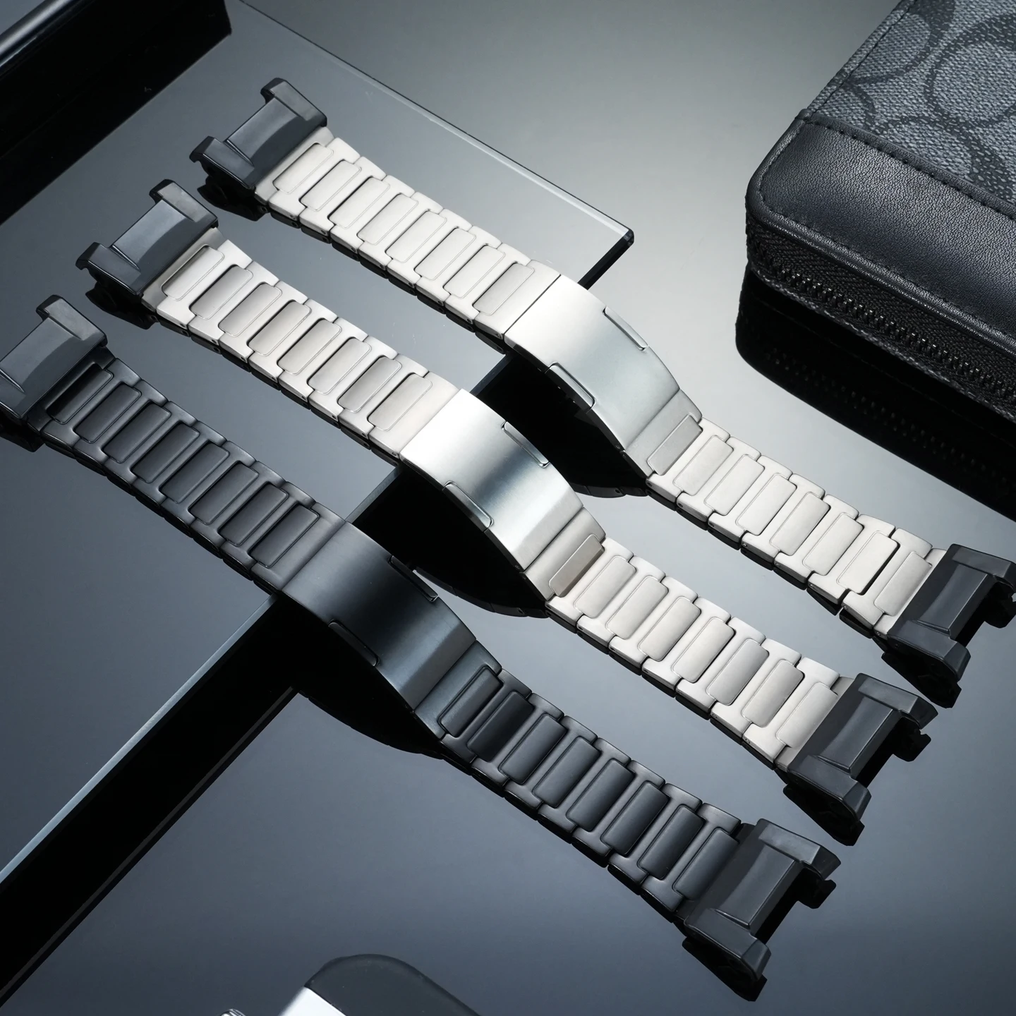 GWG-B1000 Titanium Bracelet For Casio 3th Generation Big Mud King GWG B1000 Modified metal watchband men Watch Strap accessories