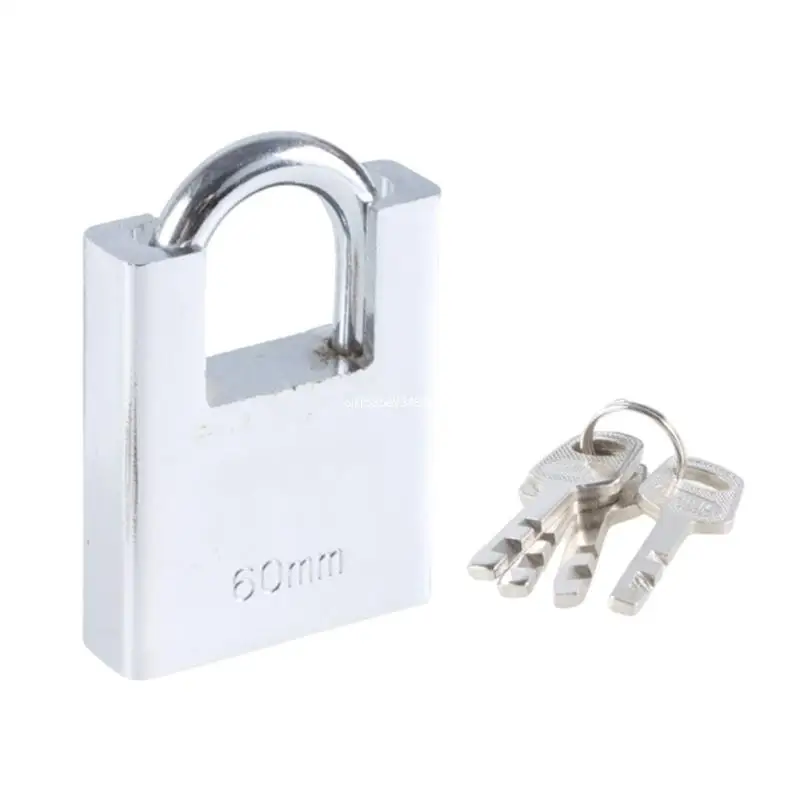 2pcs High Security 60mm Padlocks Hardened Steel Protections with Multiple Key