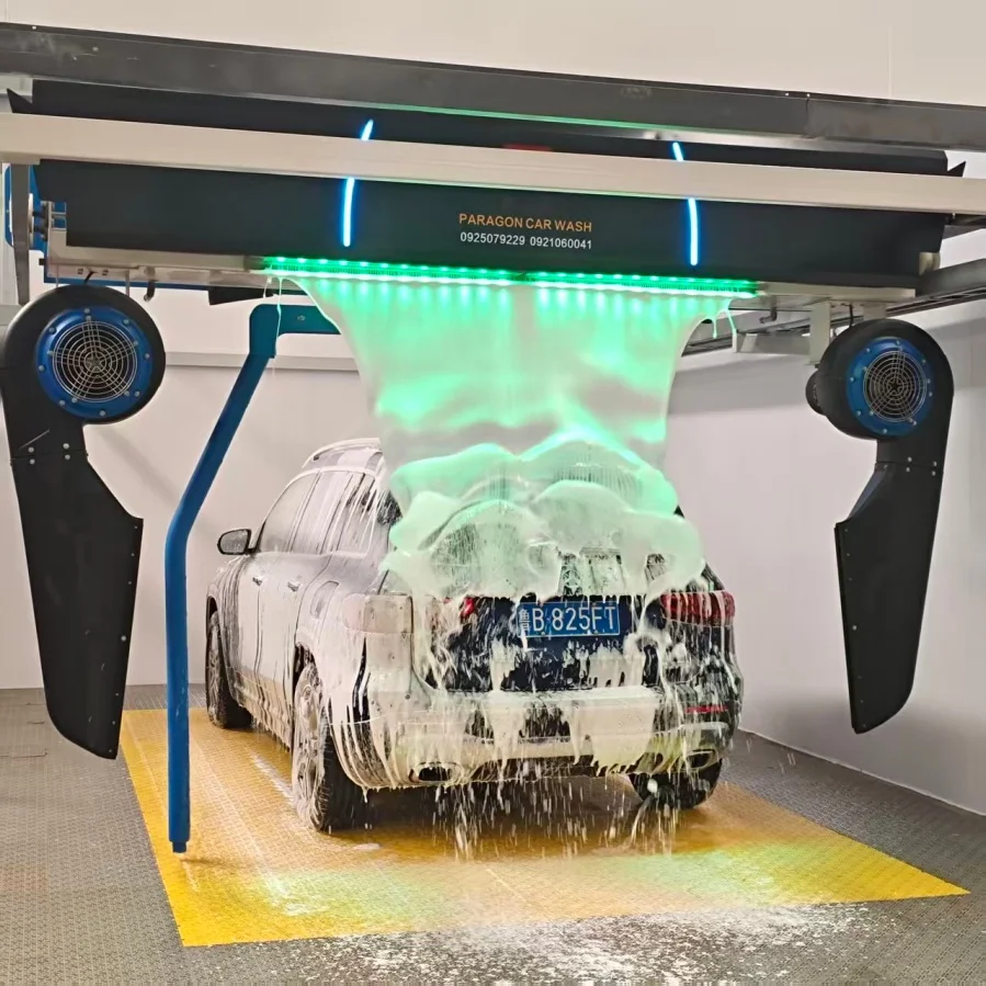 Smart Connected Unattended Car Wash System Touchless Automatic Energy Efficient Cost Effective for Commercial Car Wash Business