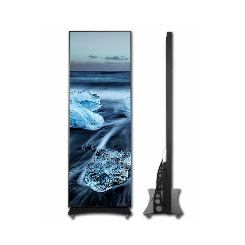 

P1.86 640*1920mm Poster Led Display Suitable Museum & Art Gallery for Exhibition Content Arrangement