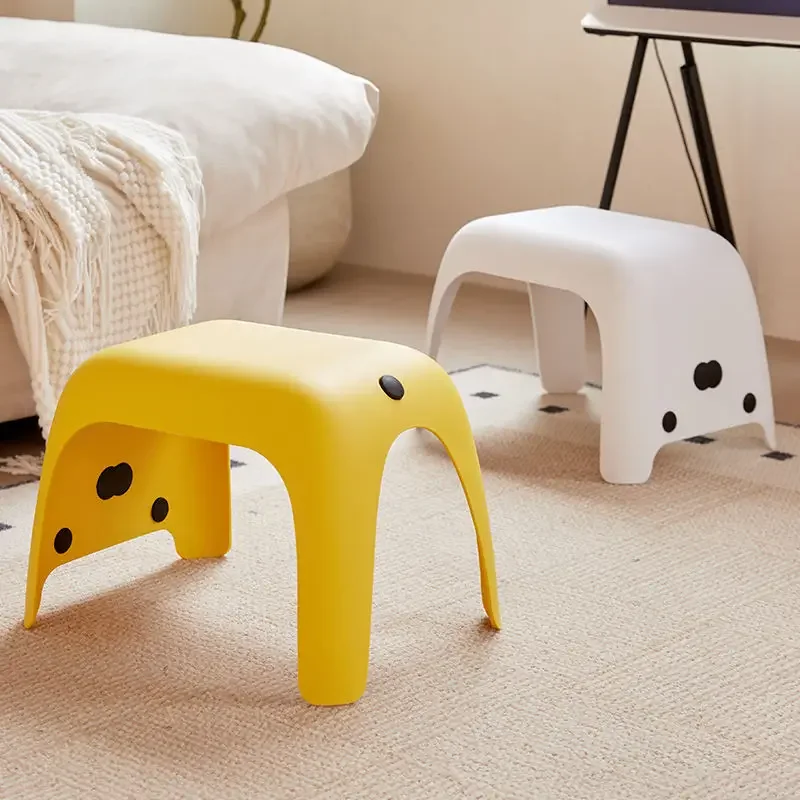 Casa criativa fezes moda banco footstool grande assento engrossado pernas fezes de banho para sala estar quarto banheiro dcoration