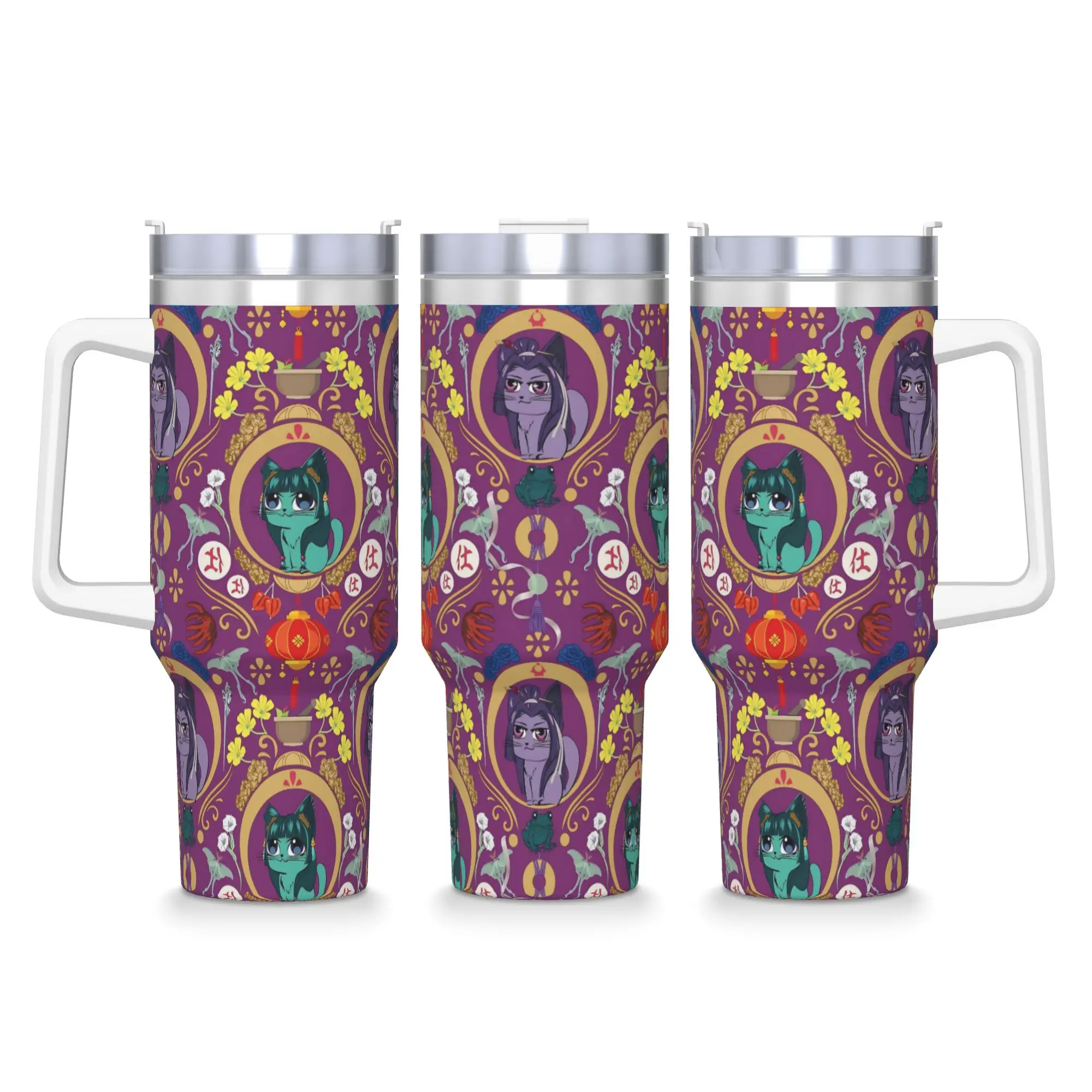 

Comic Maomao The Apothecary Diaries Stainless Steel Tumbler Camping Mugs Cup Large Coffee Mug Heat Preservation Water Bottle