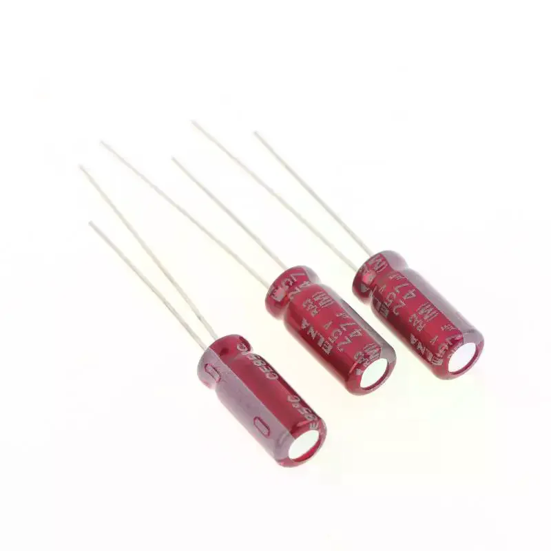 10/30/50Pcs ELNA 25V47UF SILMIC II Series 5x11mm CE85°C Fever Audio Electrolytic Capacitor 25V47UF Copper Pin Capacitors