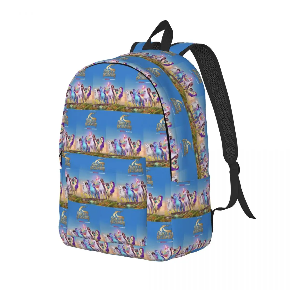 Unicorn Academy Student Backpack School Bag Hiking Travel Daypack for Boys Girls Fashion Bookbag Shoulder Bags