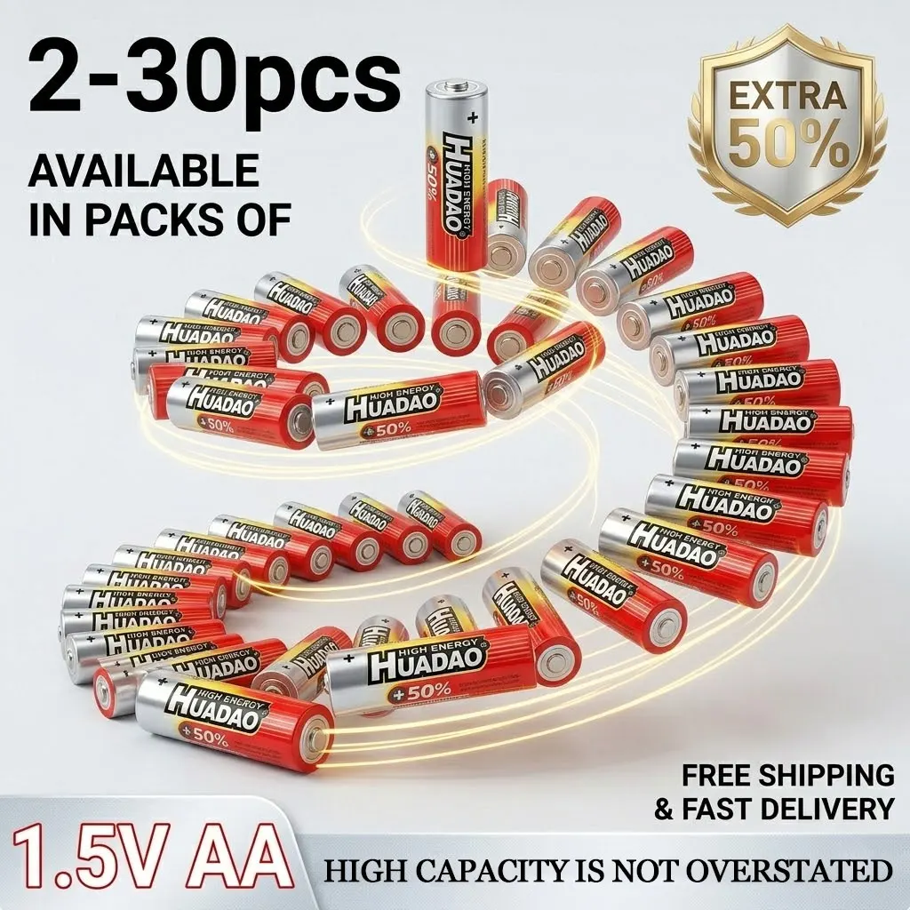 

1.5V AA R6P Disposable Zinc Carbon Battery For Mouse Calculator Toys Remote Control סוללות פחמן AA