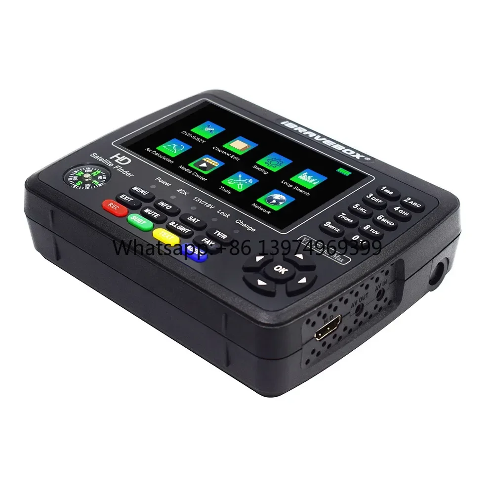 4.3 Inch Display Digital Satellite Meter Signal Finder Support Dvb-s/s2/s2x/t/t2/c Satellite Finder factory